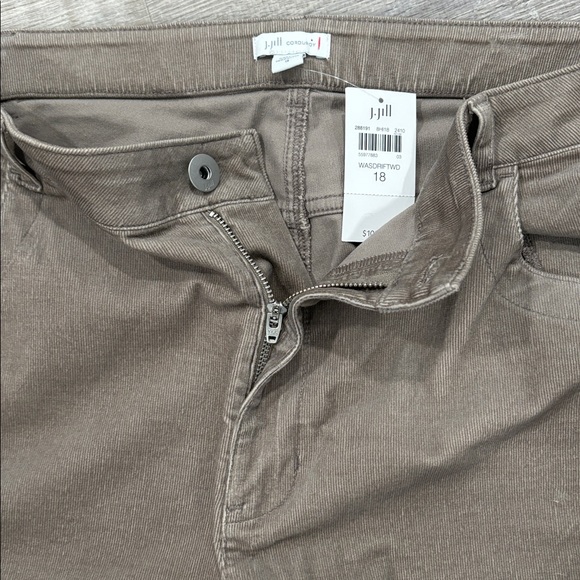 J. Jill Women's Brown Corduroy Boot Cut Jeans - Picture 8 of 9
